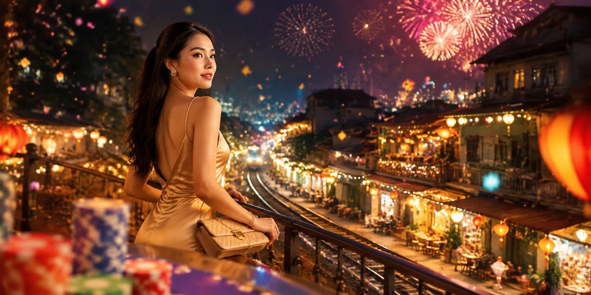 Lễ hội cá cược tại Hà Nội với không khí sôi động và ánh đèn rực rỡ